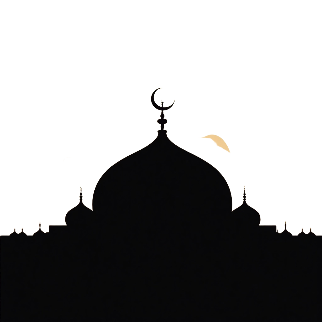 Silhouette of a Mosque